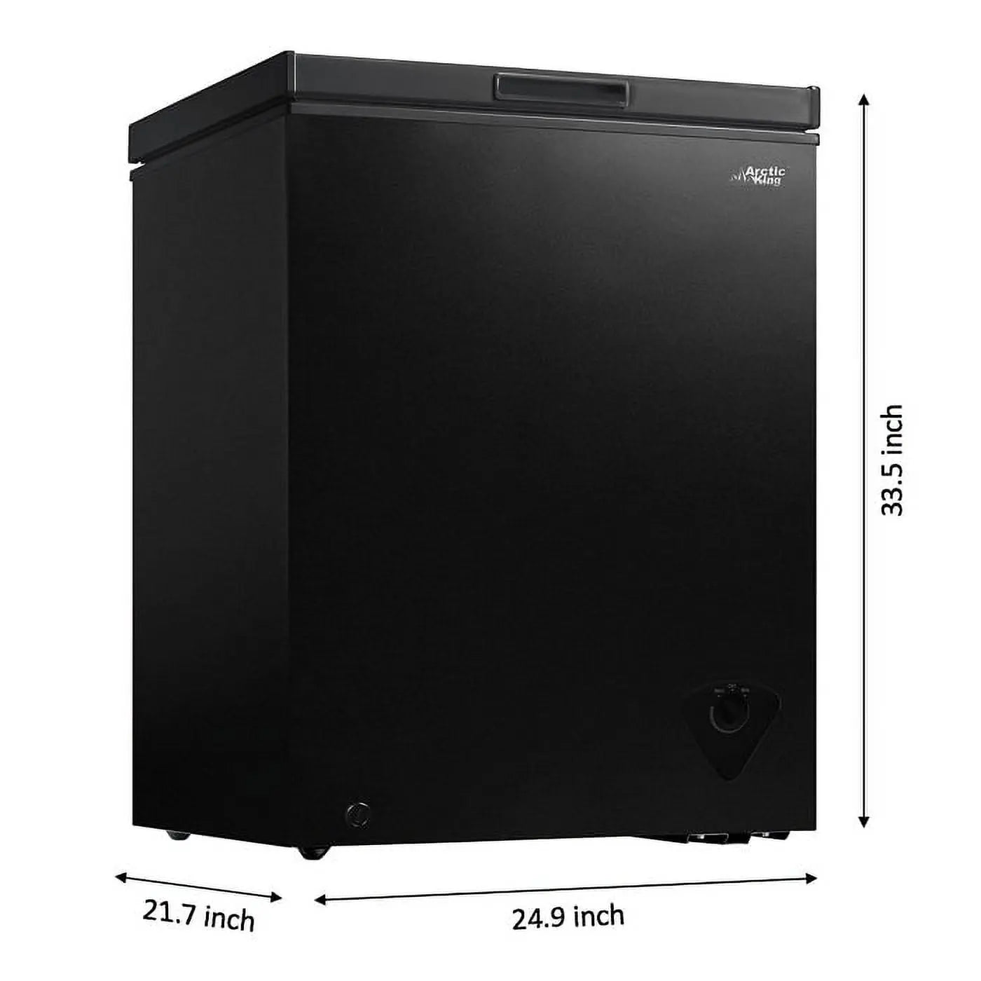 Arctic King 5 Cu ft Chest Freezer, Garage Ready, Black Hand C Mart