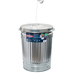 Behrens 31-Gallon Steel Trash Can Hand C Mart