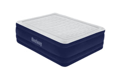 Bestway Tritech 24" Air Mattress with Built-in AC Pump, Queen Hand C Mart