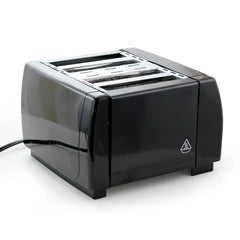 Better Chef 4 Slice Dual-Control Black Toaster Hand C Mart