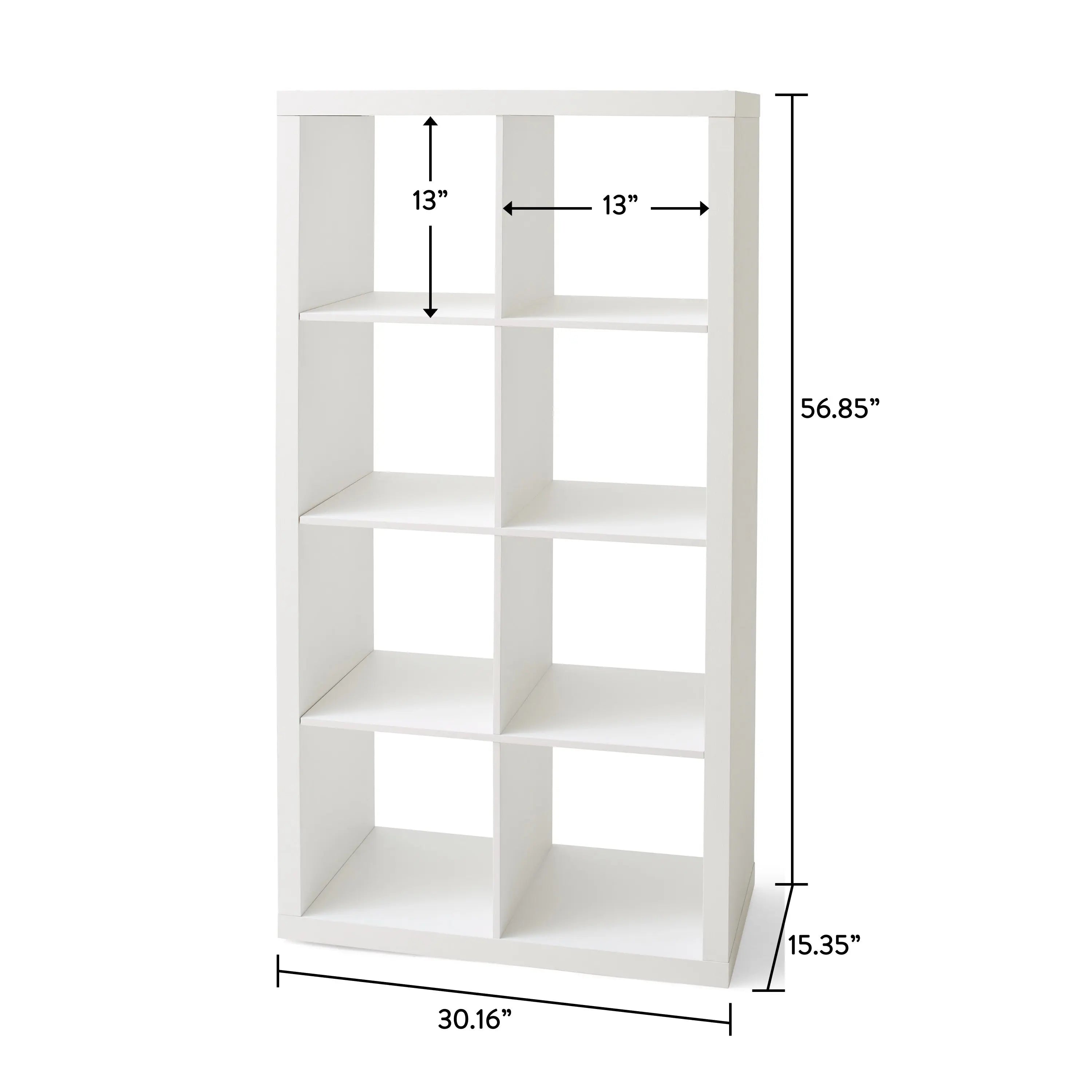 Better Homes and Gardens 8-Cube Organizer - White Hand C Mart