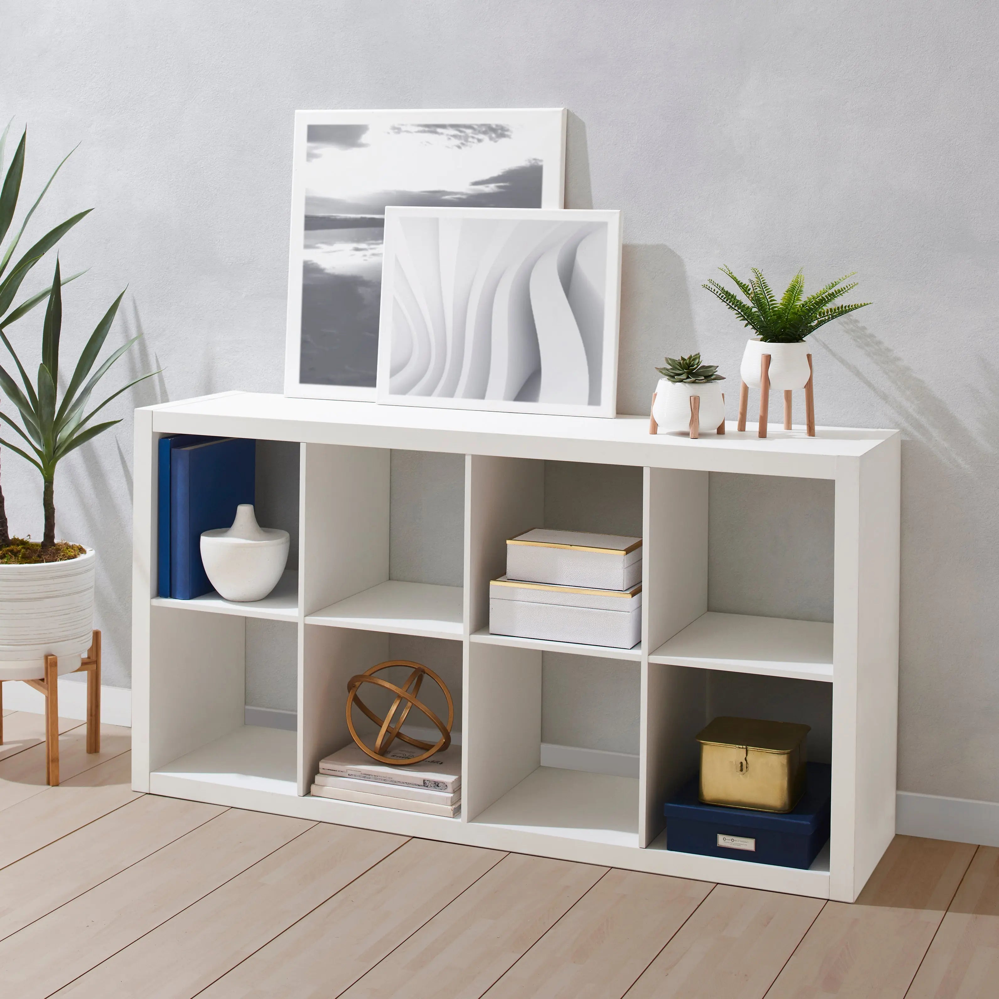 Better Homes and Gardens 8-Cube Organizer - White Hand C Mart