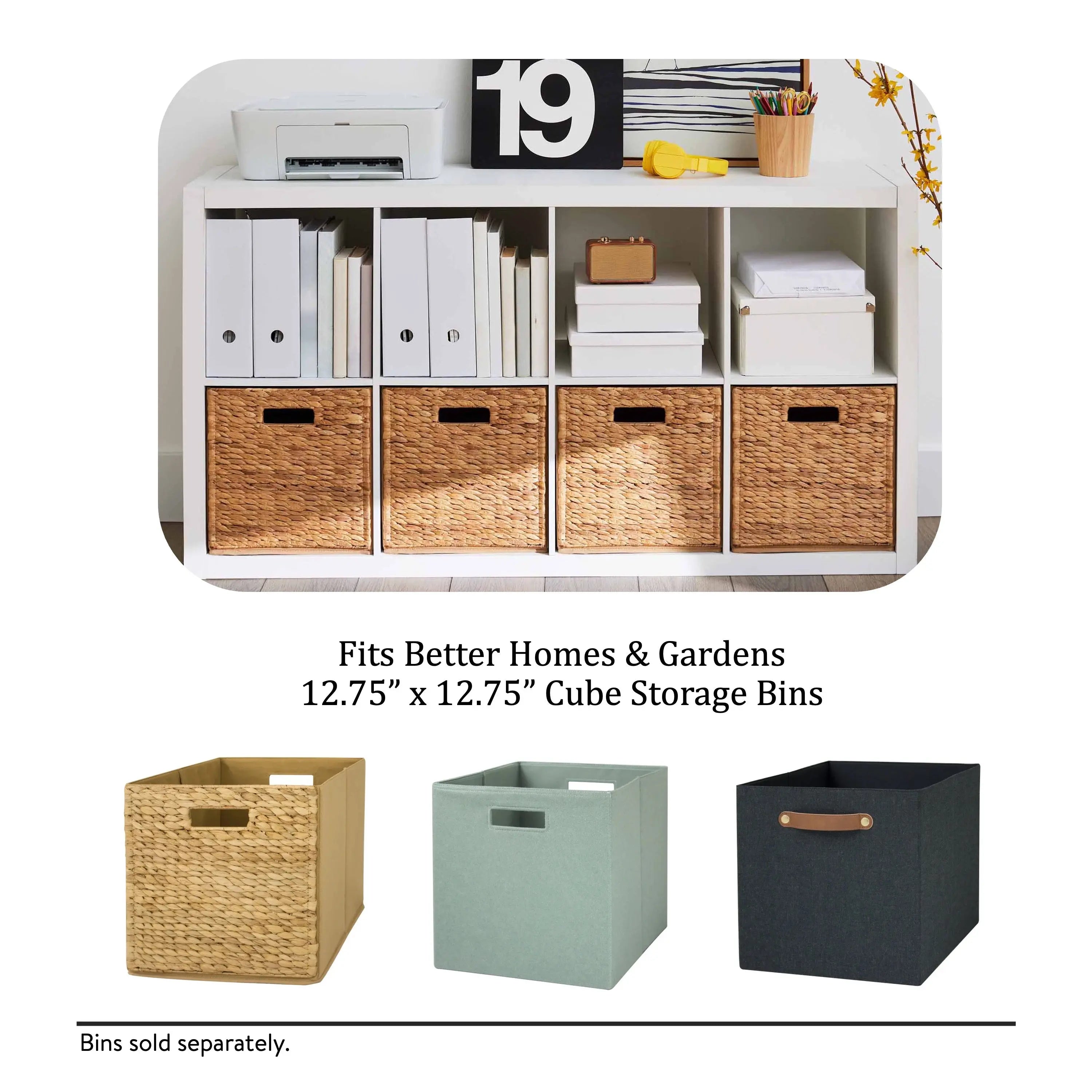 Better Homes and Gardens 8-Cube Organizer - White Hand C Mart