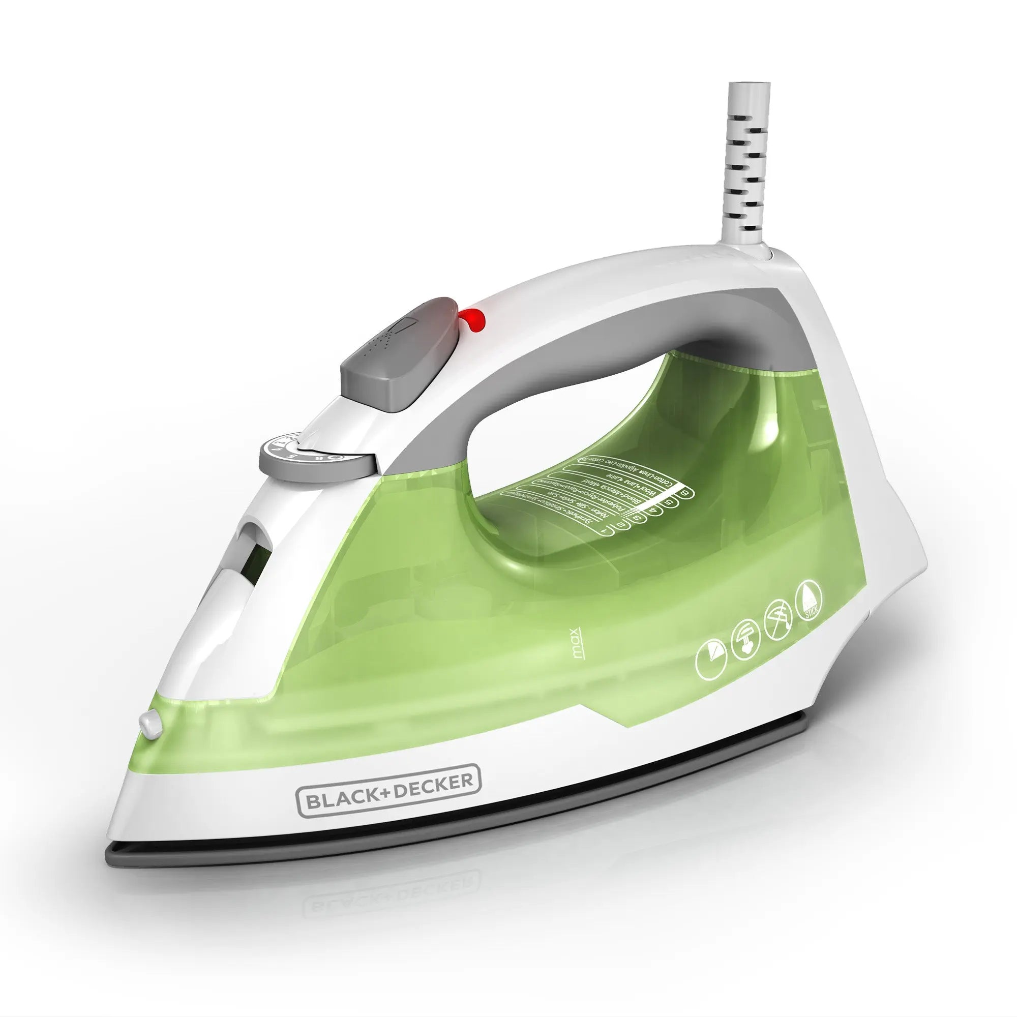 Black+Decker, Easy Steam Compact Iron, IR02V-T Hand C Mart