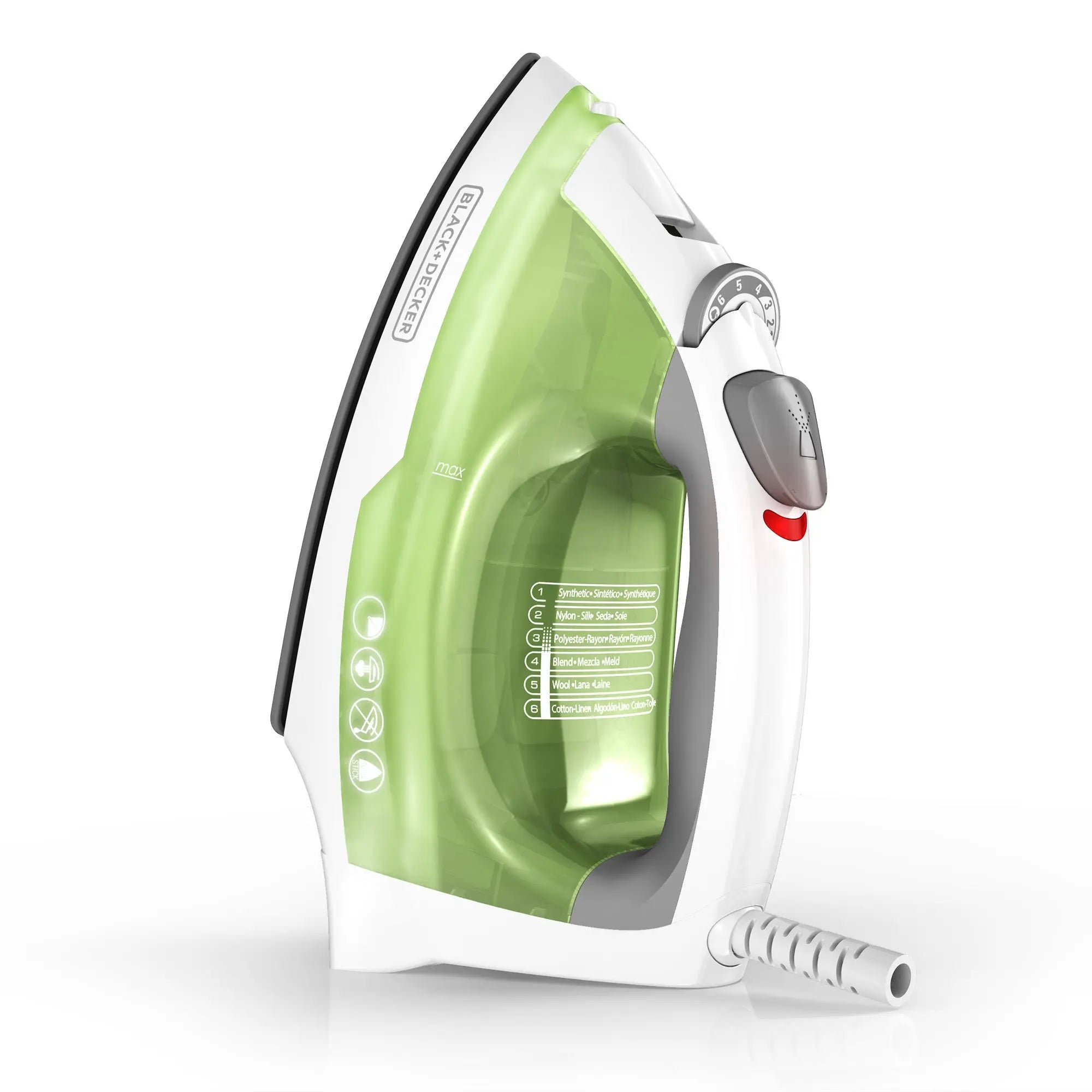 Black+Decker, Easy Steam Compact Iron, IR02V-T Hand C Mart