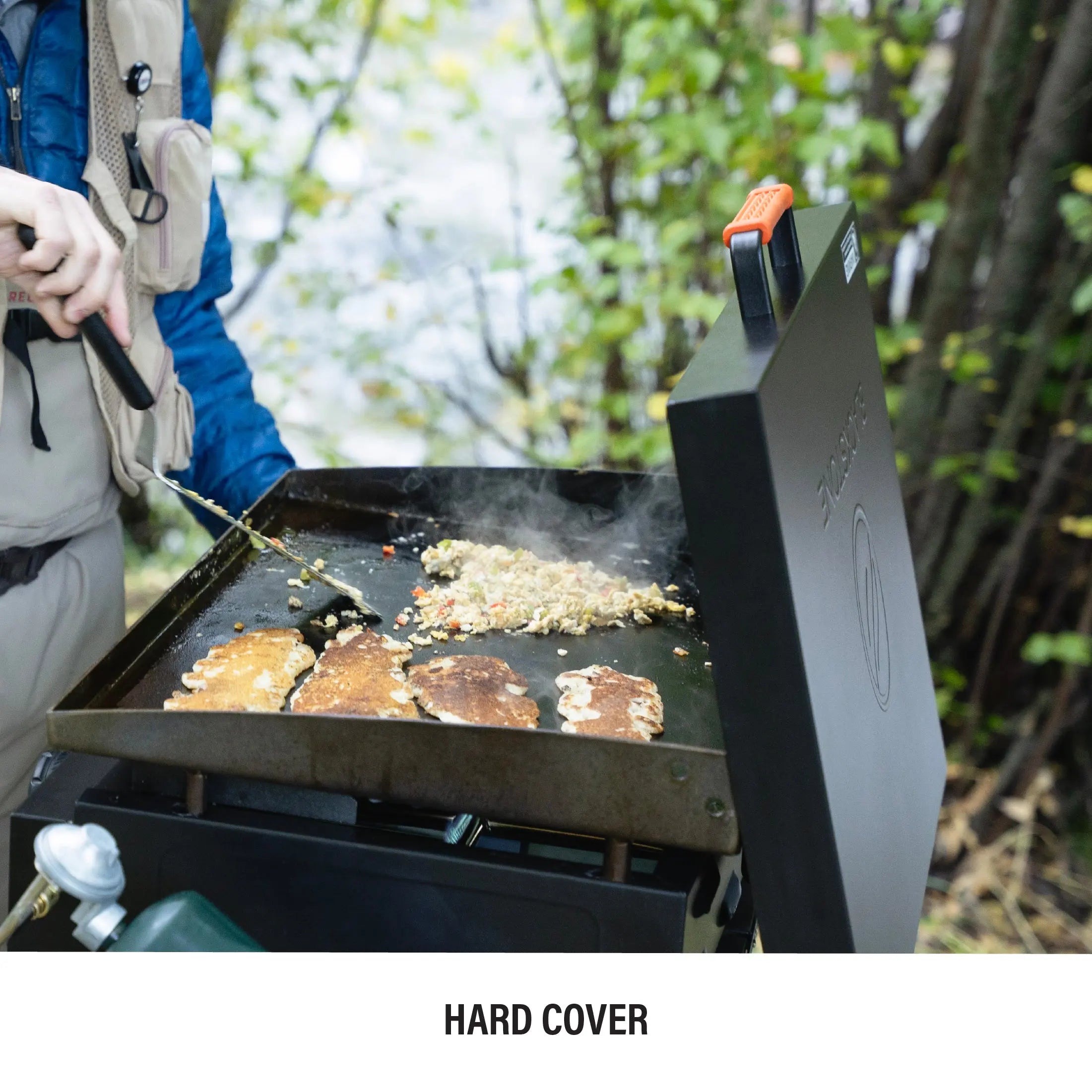 Blackstone Adventure Ready 2-Burner 22" Propane Griddle with Hard Cover in Black Hand C Mart