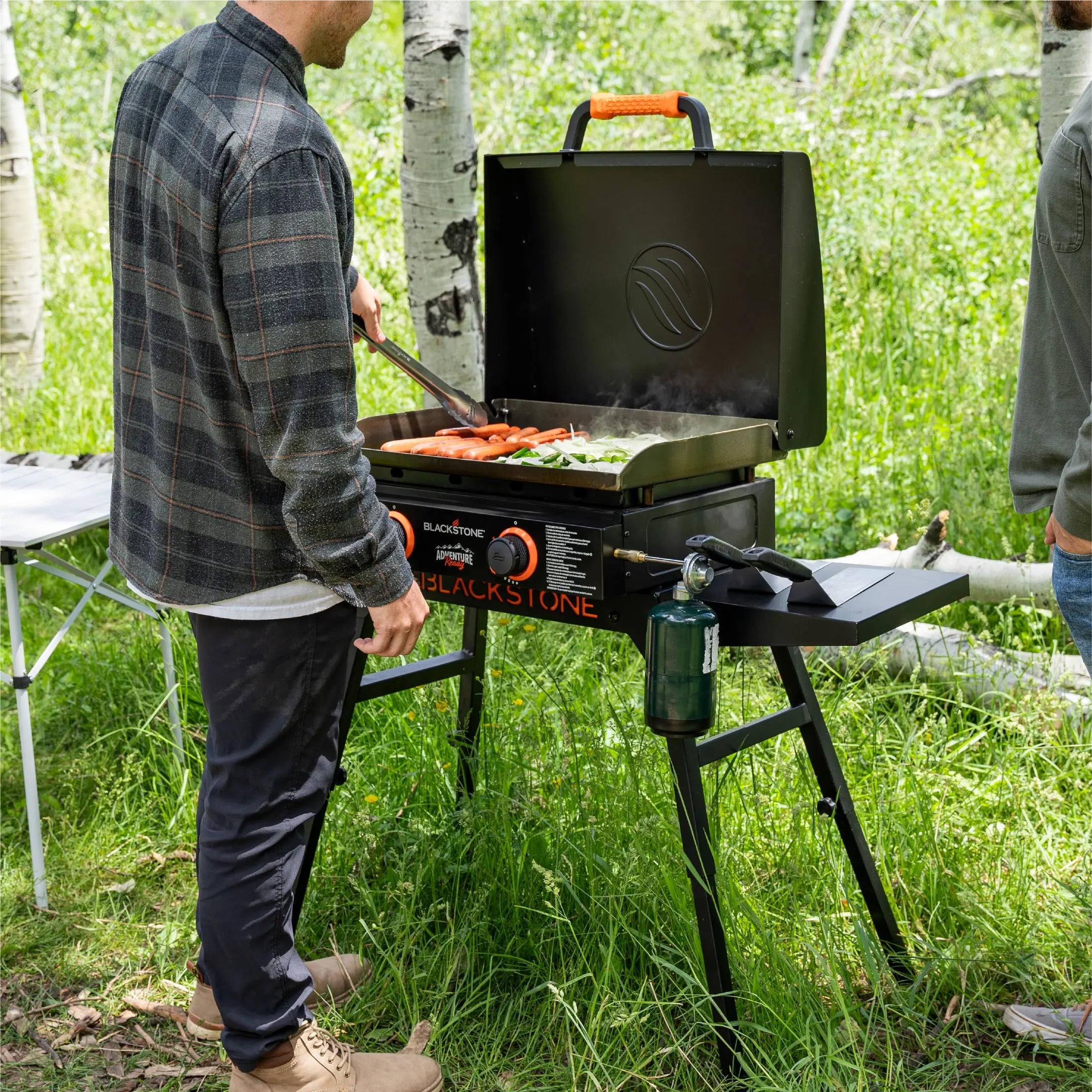 Blackstone Adventure Ready 22" Omni Griddle with Stand and Adapter Hose Hand C Mart