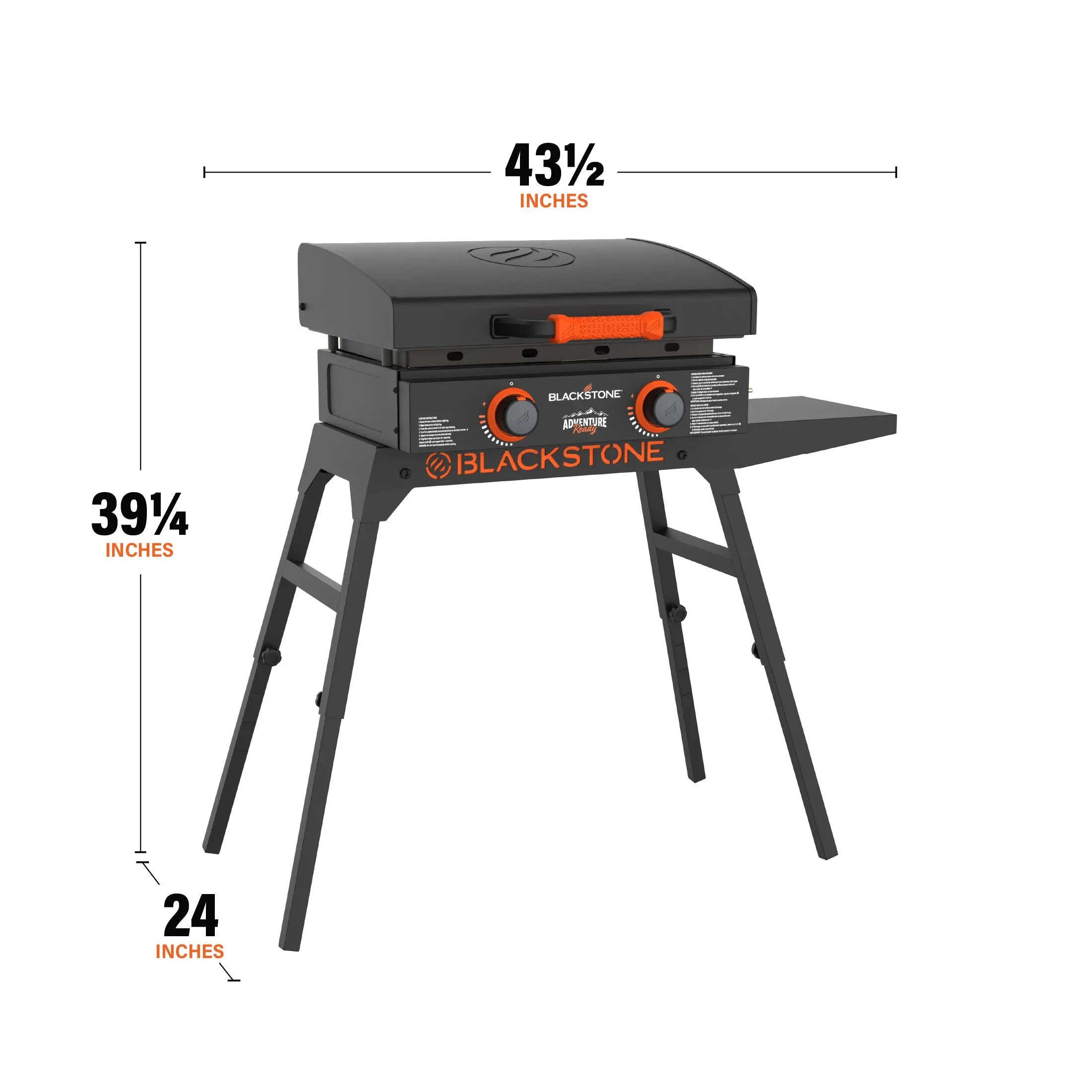 Blackstone Adventure Ready 22" Omni Griddle with Stand and Adapter Hose Hand C Mart