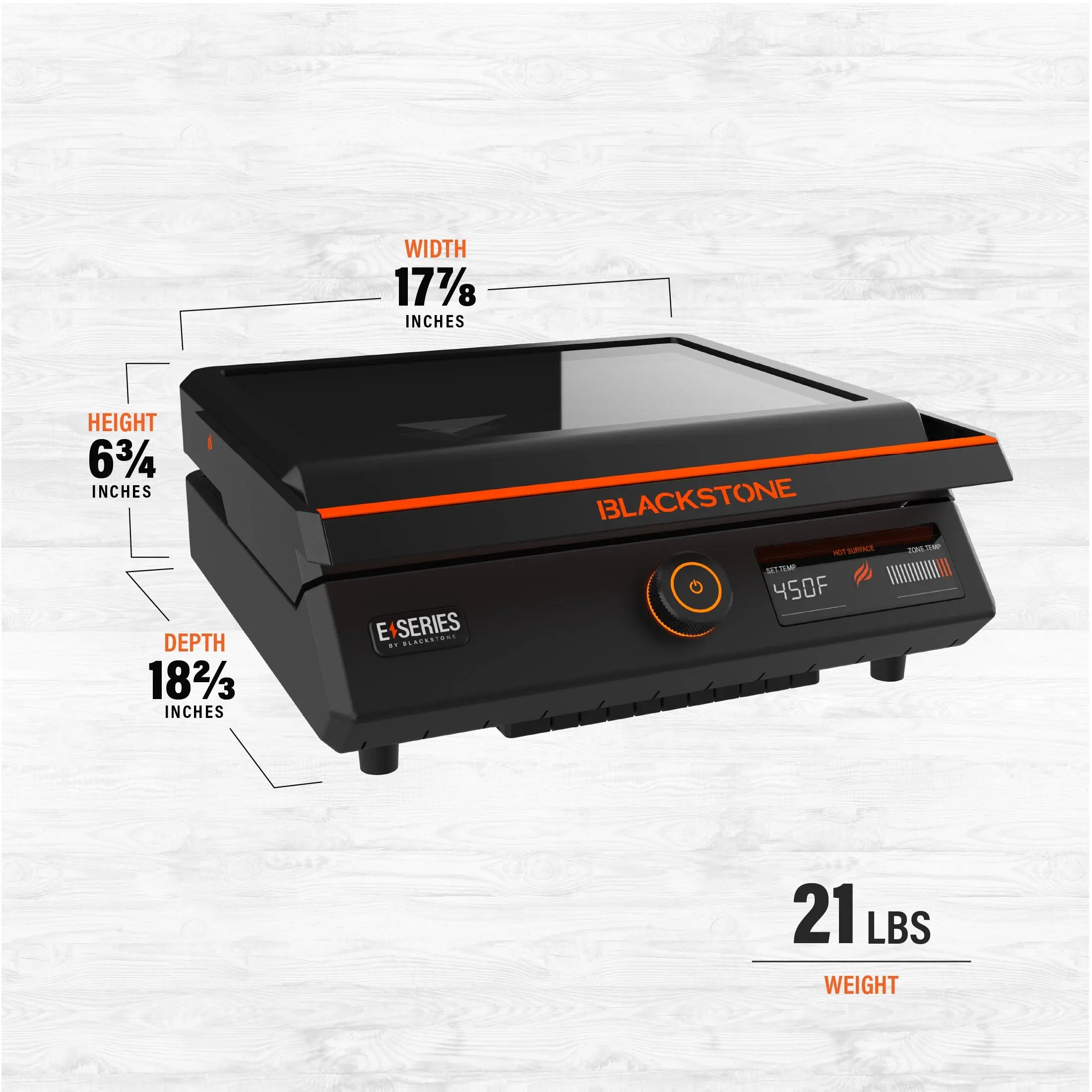 Blackstone electric griddle featuring grease management system and dishwasher-safe grease cup
