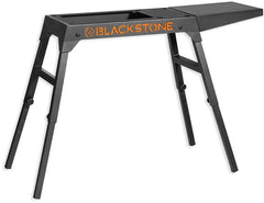 Blackstone Griddle Accessory Table with adjustable legs and removable shelf
