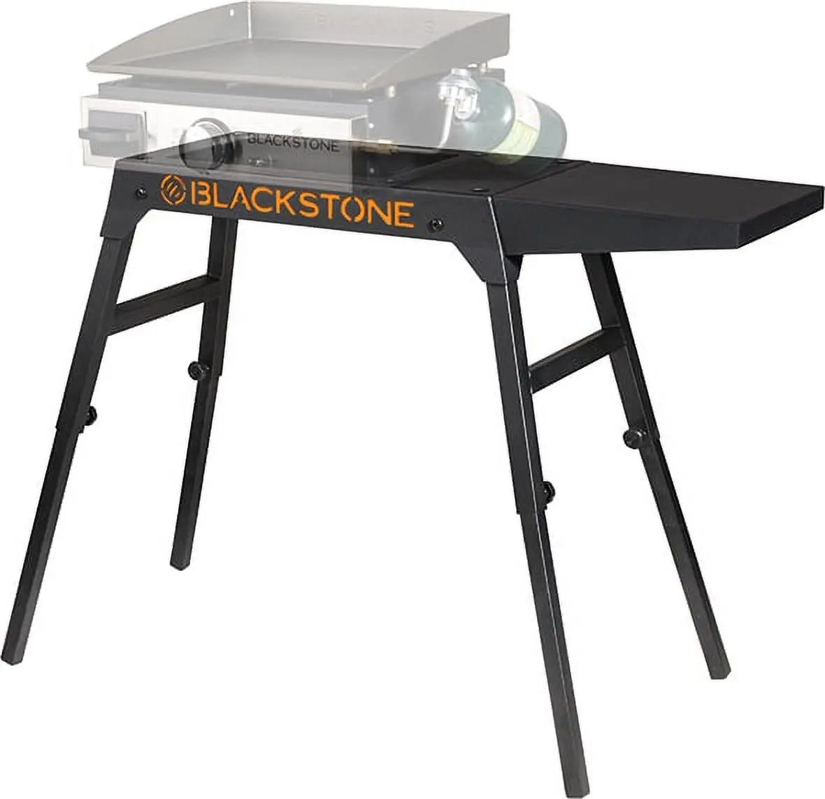 Compact and collapsible Blackstone grilling prep station
