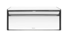 Brabantia Fall Front Metal Bread Box, Brilliant Steel Hand C Mart