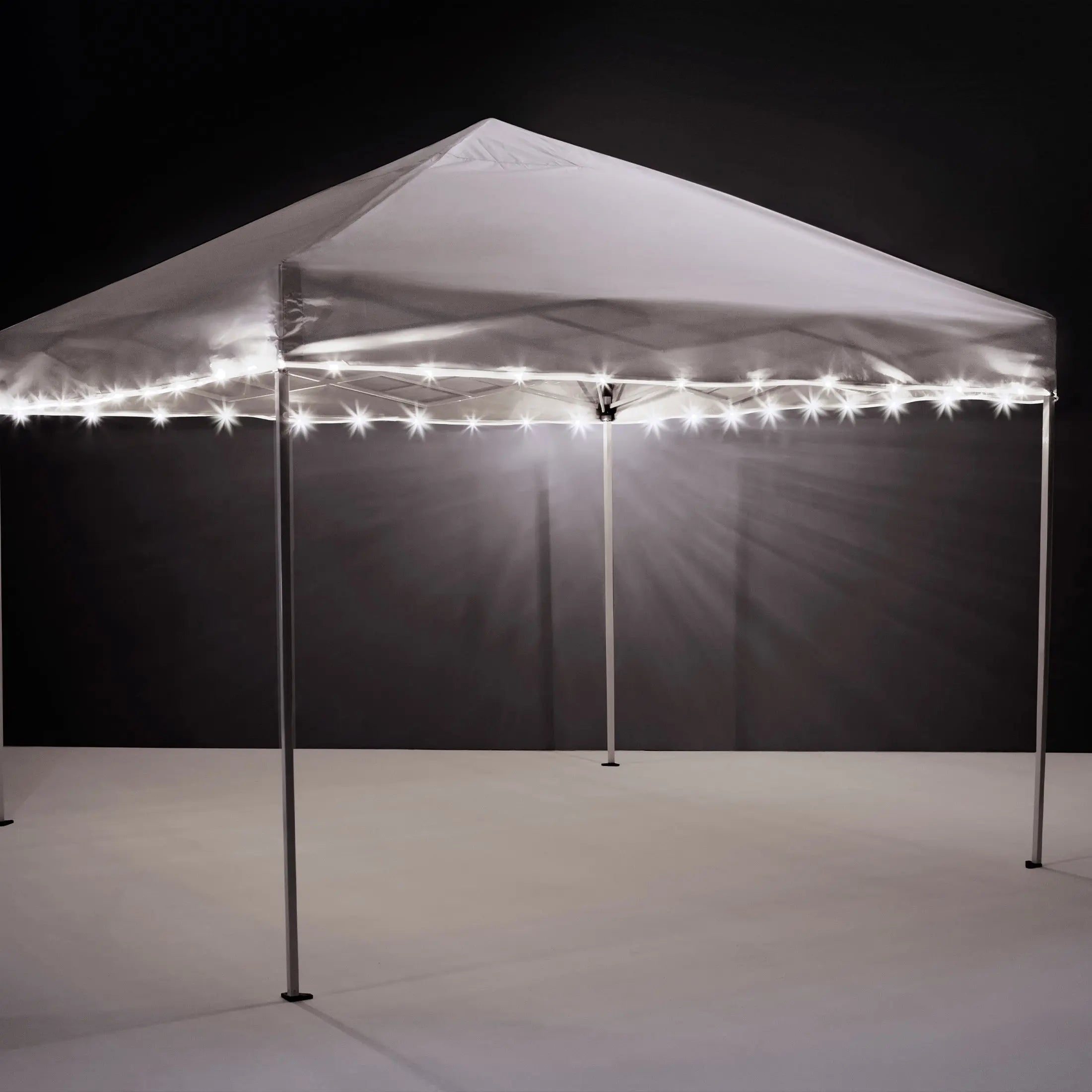 Brightz CanopyBrightz LED Light String for Outdoor Canopies, Battery Operated, White Hand C Mart