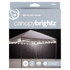 Brightz CanopyBrightz LED Light String for Outdoor Canopies, Battery Operated, White Hand C Mart