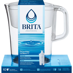 Brita Large 10 Cup White Tahoe Water Filter Pitcher with lid
