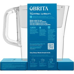 Compact Brita pitcher designed for fridge storage
