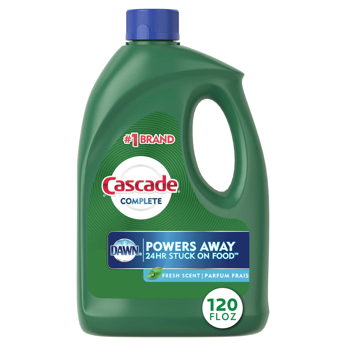 Cascade Complete Gel Dishwasher Detergent, Fresh Scent, 120 fl oz Hand C Mart