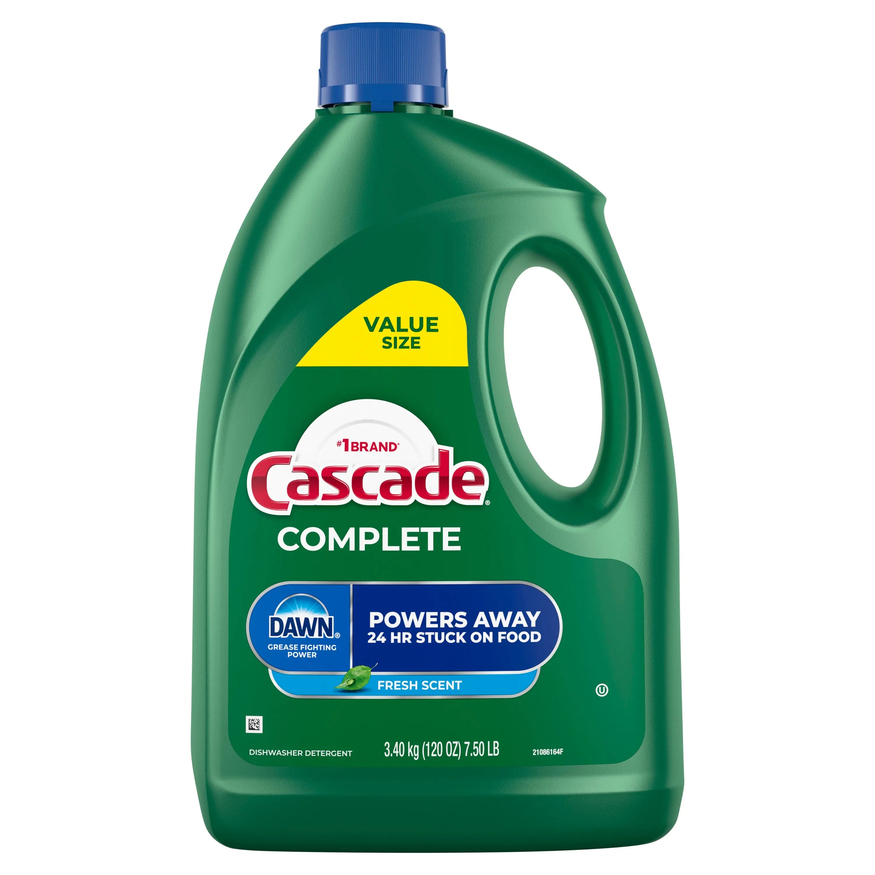 Cascade Complete Gel Dishwasher Detergent, Fresh Scent, 120 fl oz Hand C Mart