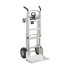 Cosco 3-in-1 Assist Series Aluminum Hand Truck/Assisted Hand Truck/Cart w/ flat free wheels, Silver Hand C Mart