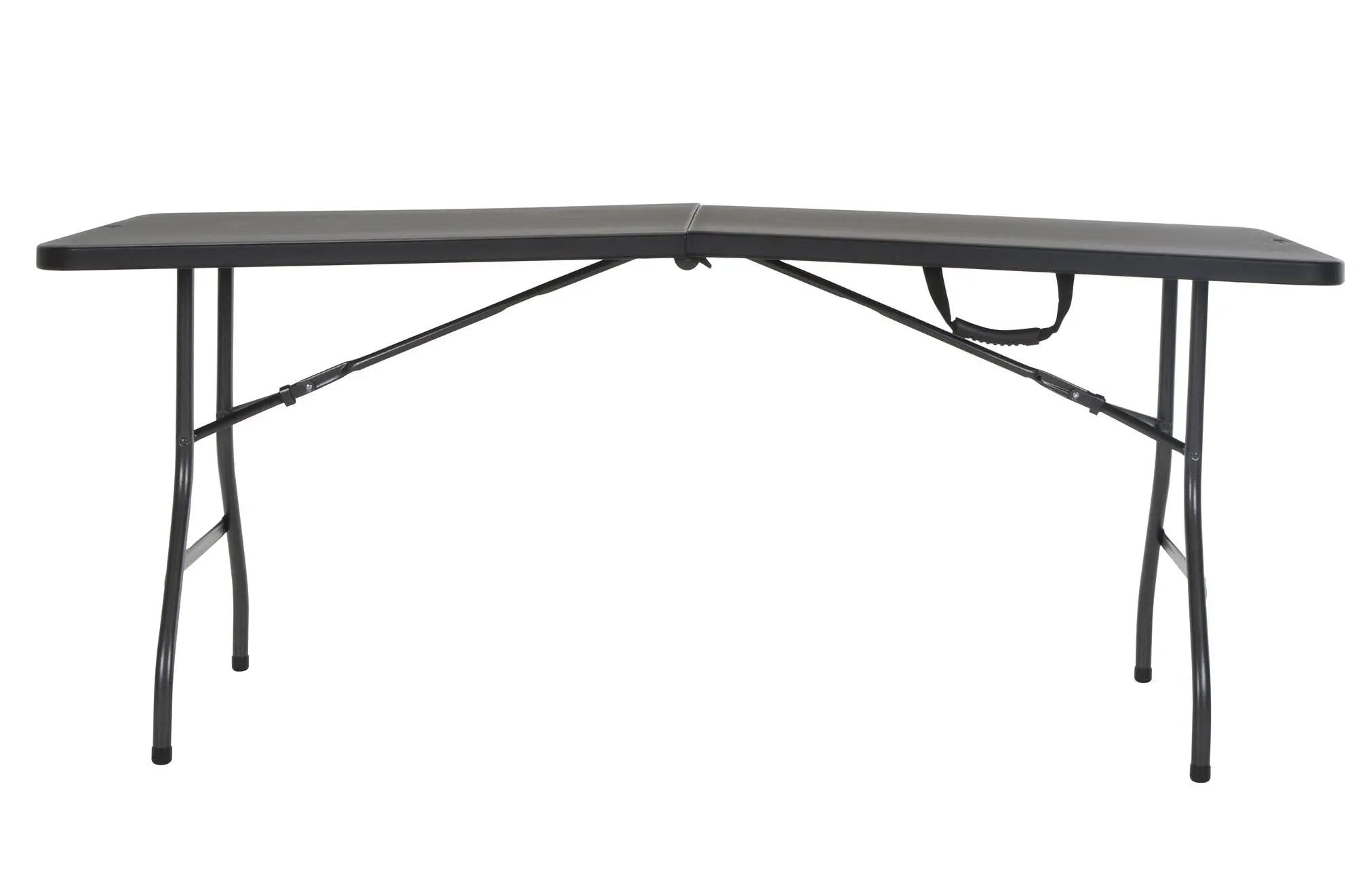 Cosco 6 Foot Centerfold Folding Table, Black Hand C Mart