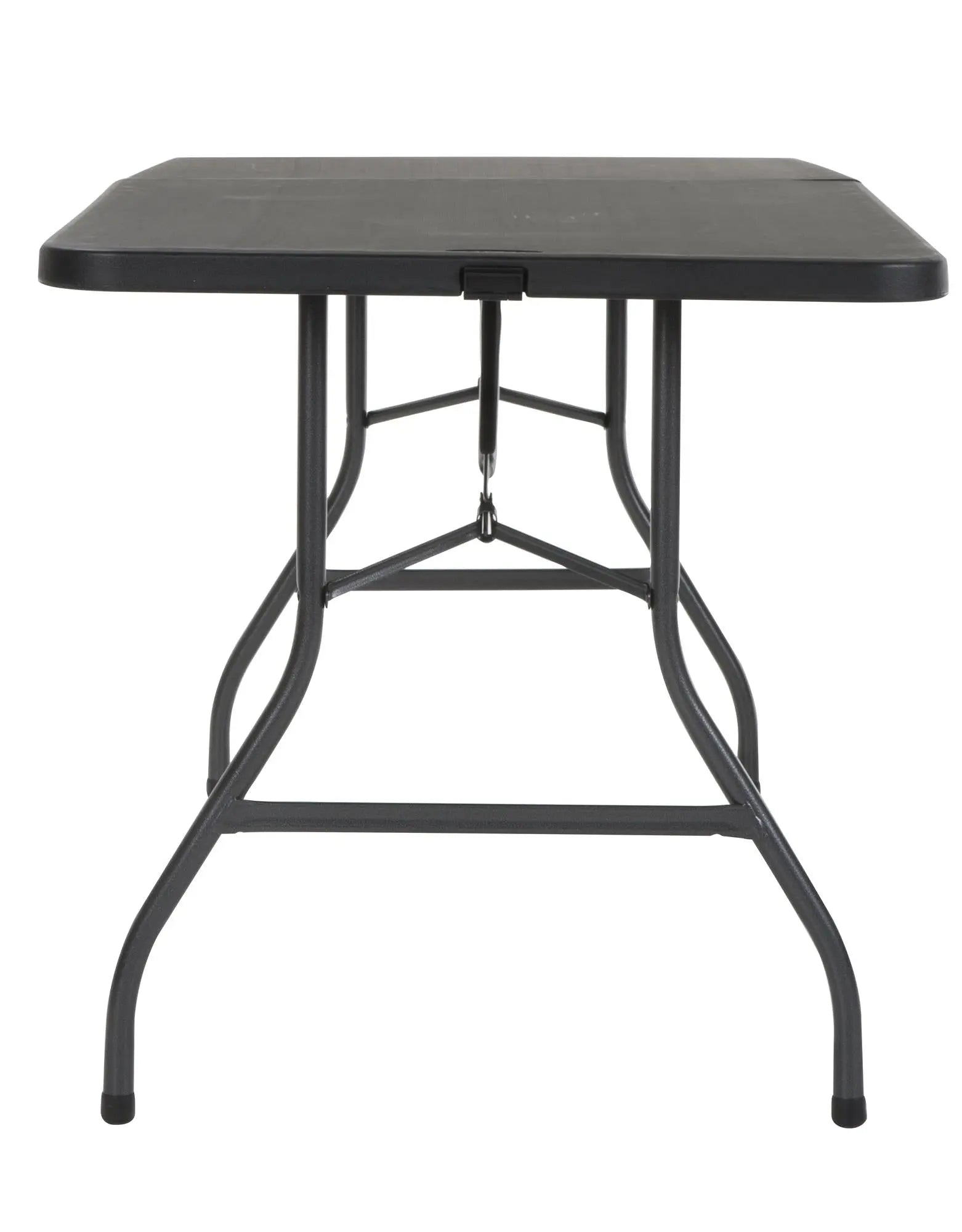 Cosco 6 Foot Centerfold Folding Table, Black Hand C Mart