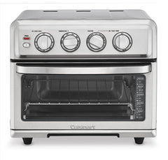 Cuisinart Air Fryer + Convection Toaster Oven, 8-1 Oven with Bake, Grill, Broil & Warm Options, Stainless Steel, TOA-70 Hand C Mart