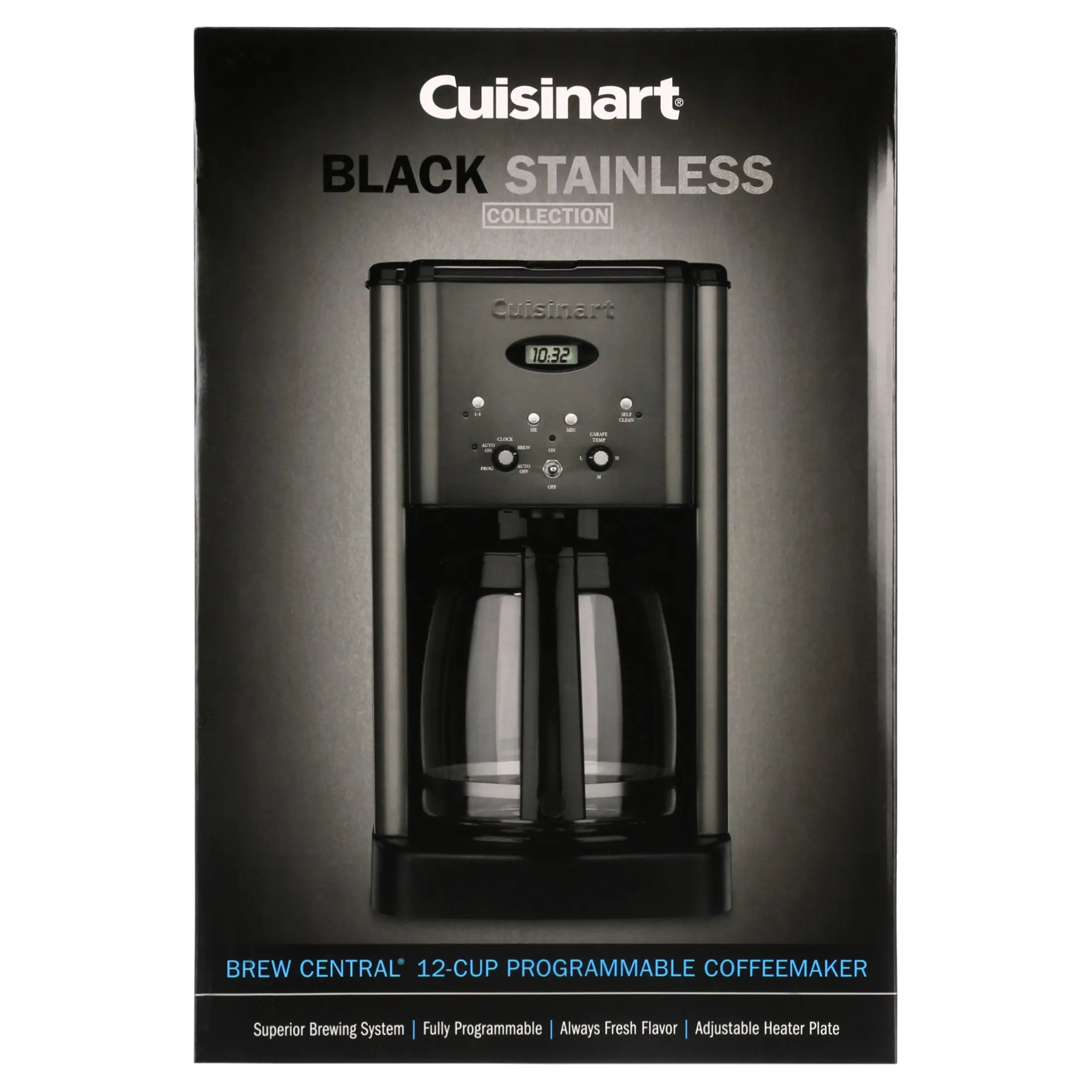 Cuisinart Brew Central™ 12 Cup Programmable Coffeemaker, DCC-1200BKSP1 Hand C Mart