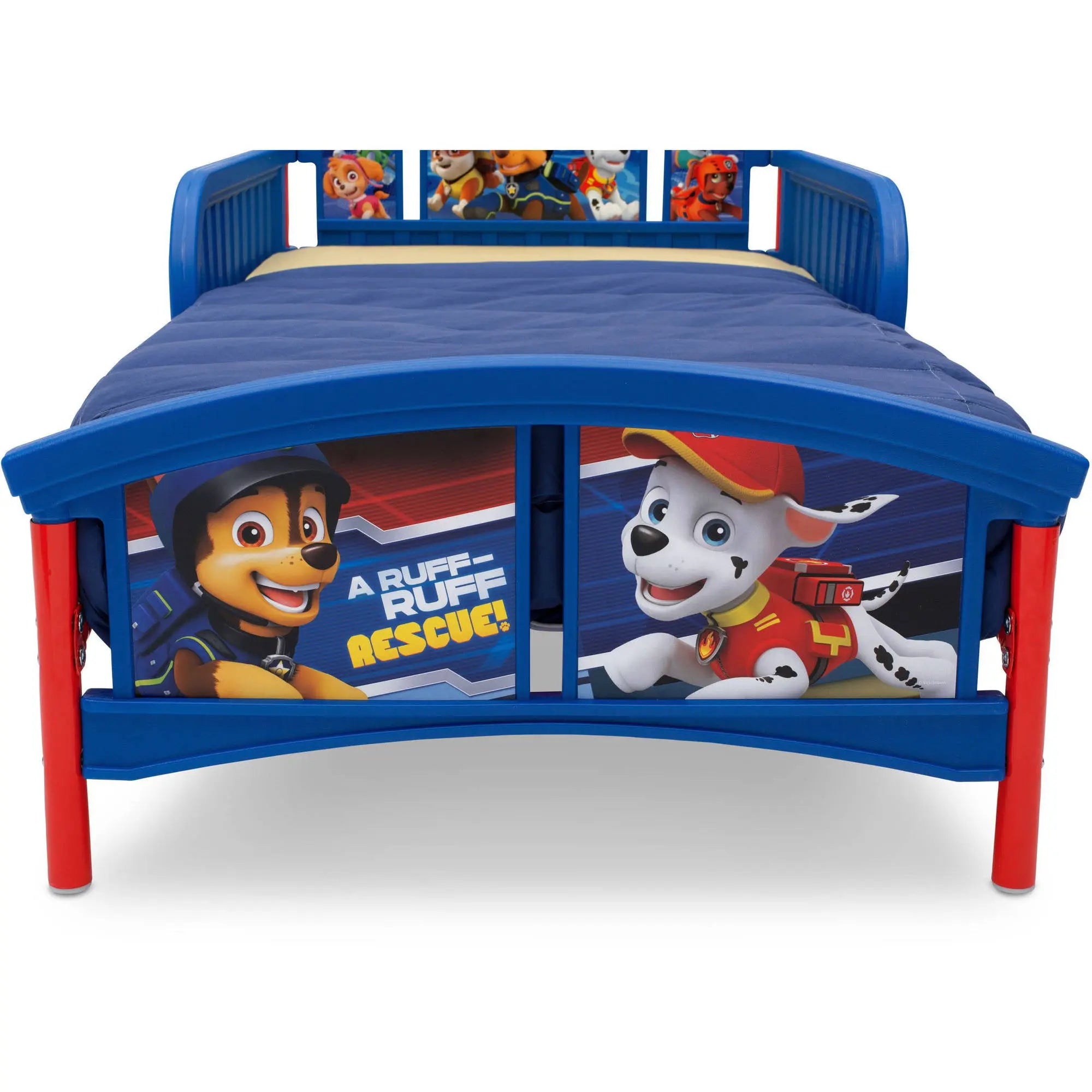 Delta Children Nick Jr. PAW Patrol Plastic Toddler Bed, Blue Hand C Mart