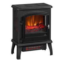 Duraflame 1,000 sq ft Infrared Quartz Electric Fireplace Stove Heater, Black Hand C Mart