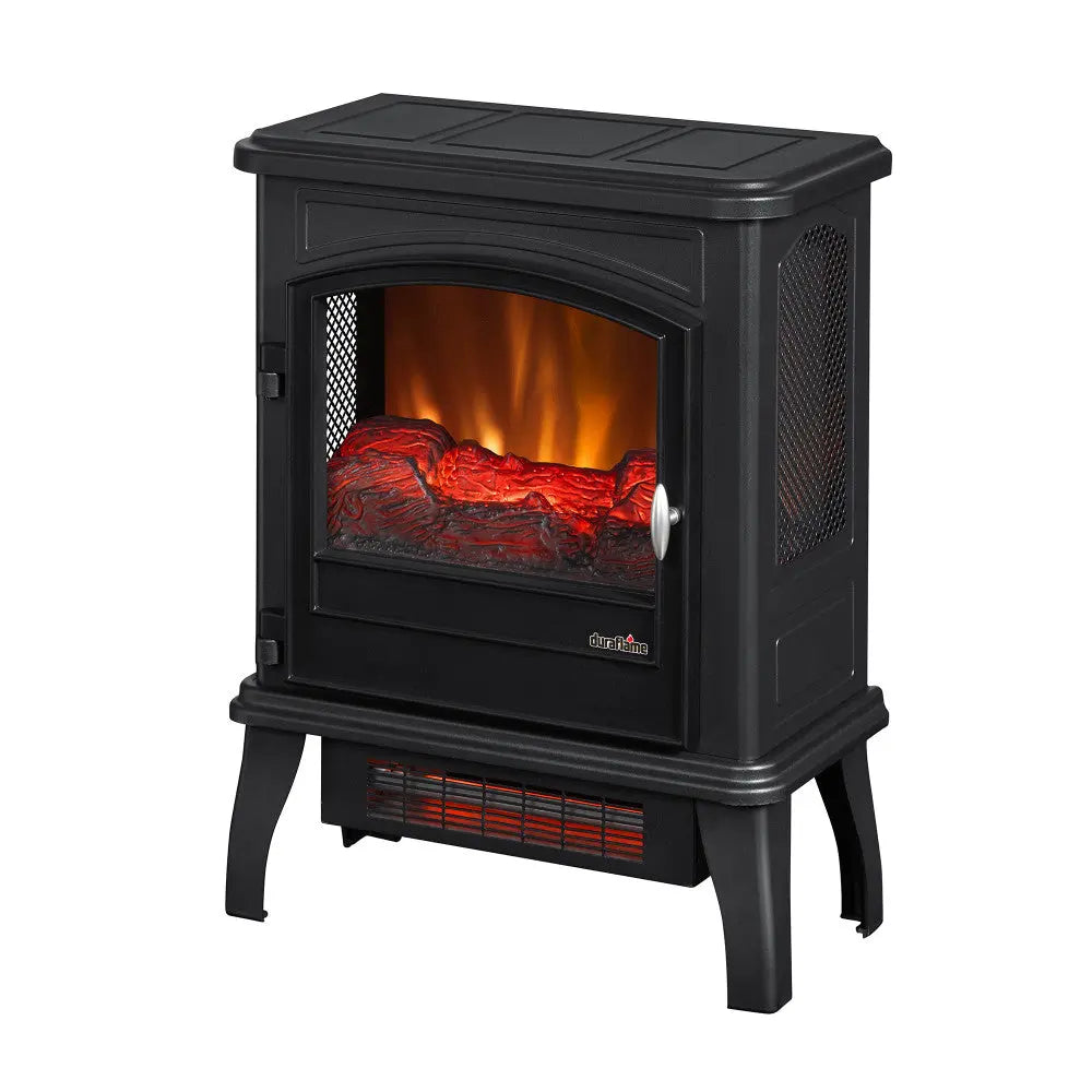 Duraflame 1,000 sq ft Infrared Quartz Electric Fireplace Stove Heater, Black Hand C Mart