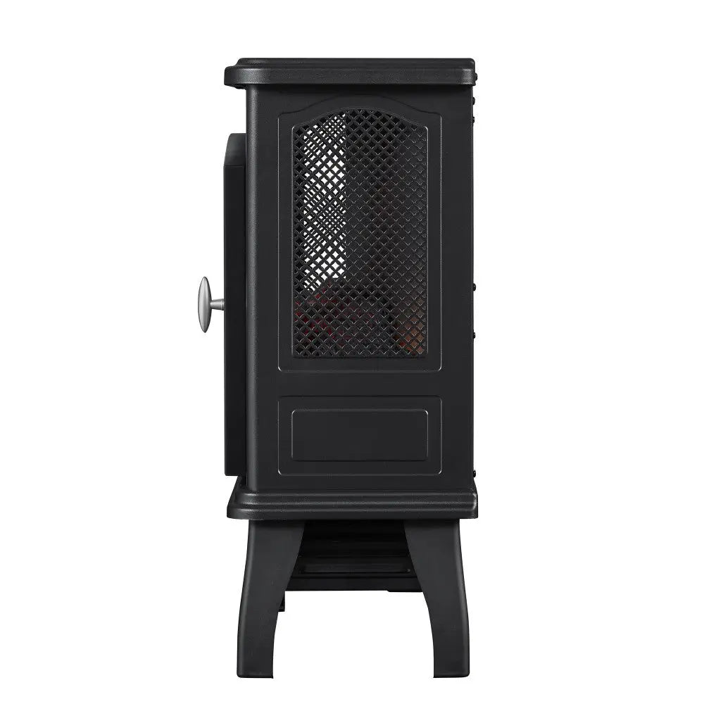 Duraflame 1,000 sq ft Infrared Quartz Electric Fireplace Stove Heater, Black Hand C Mart