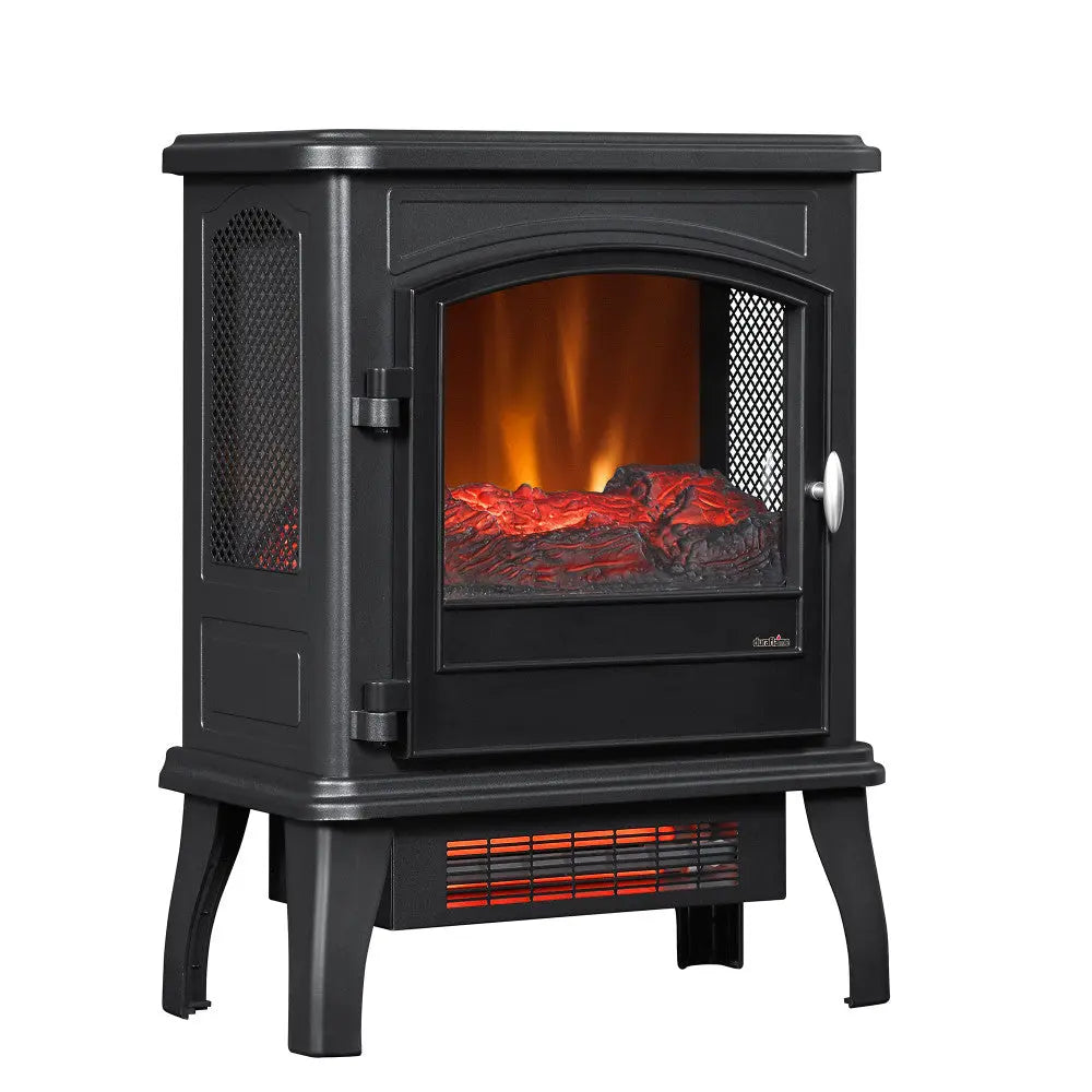 Duraflame 1,000 sq ft Infrared Quartz Electric Fireplace Stove Heater, Black Hand C Mart