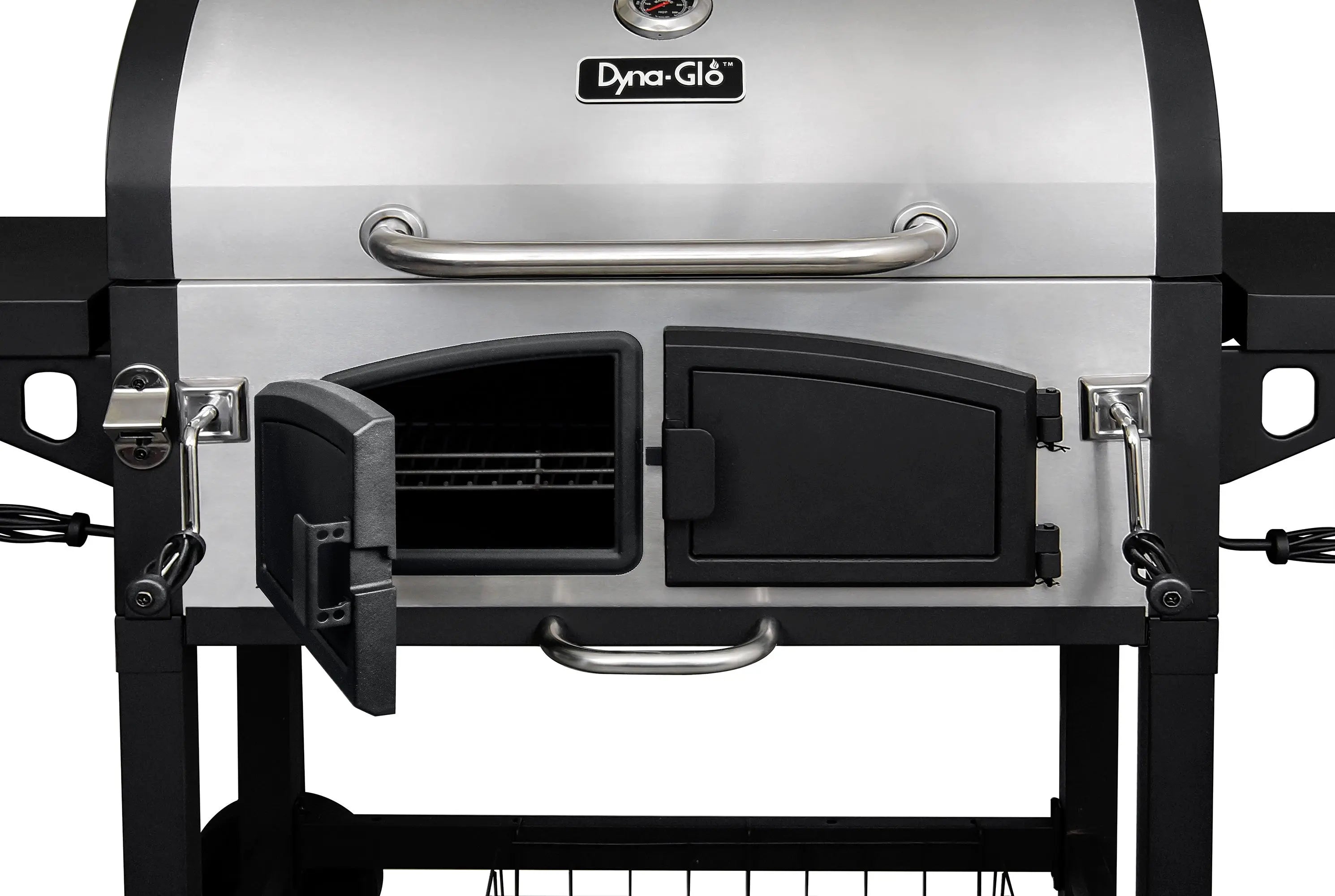 Dyna-Glo DGN576SNC-D X-Large Premium Dual Chamber Charcoal Grill Hand C Mart