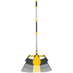 Expert Gardener 3-in-1 Leaf Rake, Functions as 30in Leaf Rake, 7in Shrub Rake or Leaf Scoops Hand C Mart