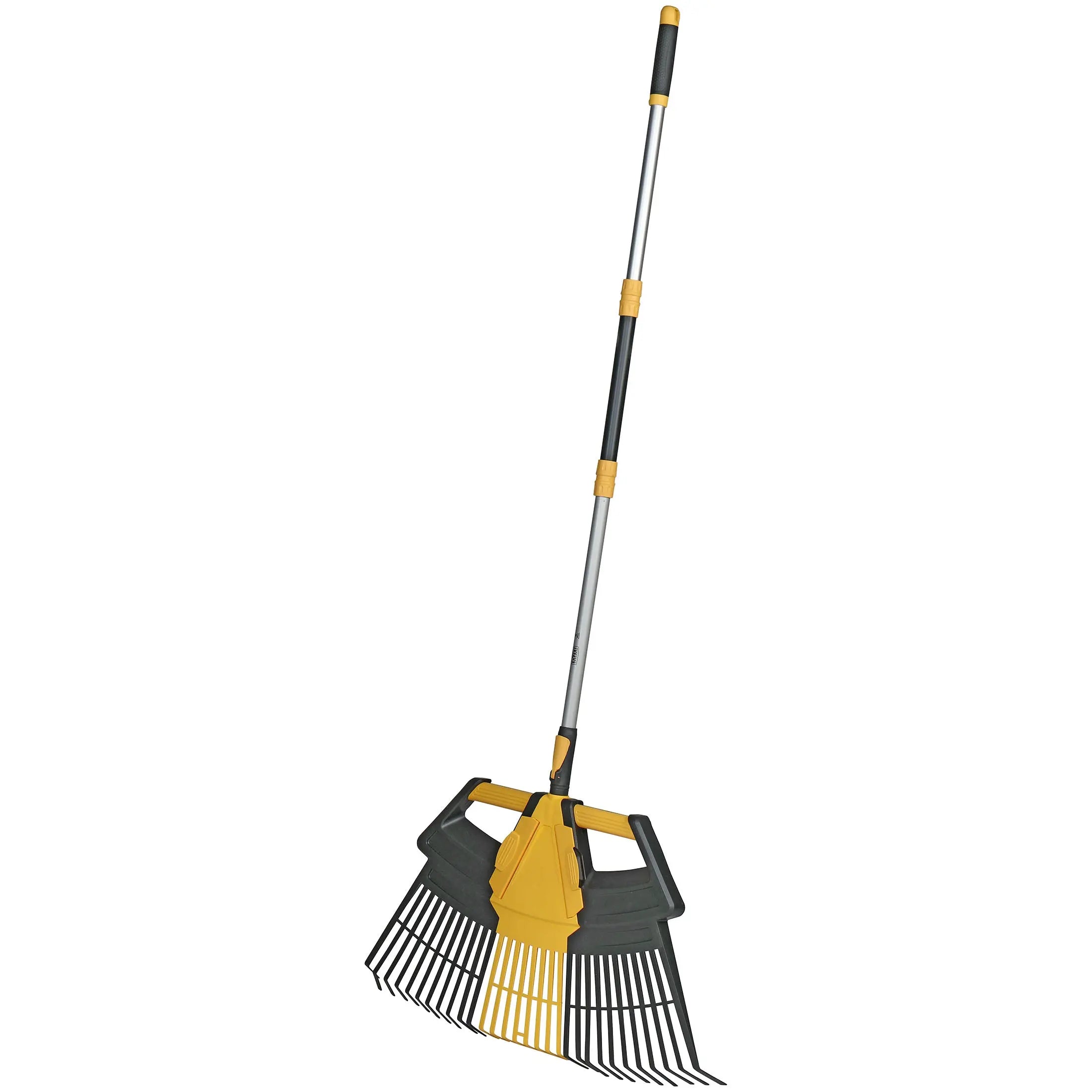 Expert Gardener 3-in-1 Leaf Rake, Functions as 30in Leaf Rake, 7in Shrub Rake or Leaf Scoops Hand C Mart