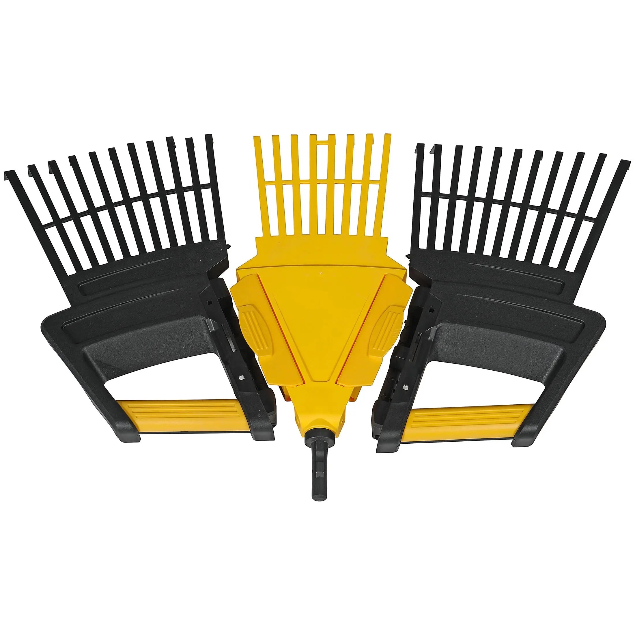 Expert Gardener 3-in-1 Leaf Rake, Functions as 30in Leaf Rake, 7in Shrub Rake or Leaf Scoops Hand C Mart