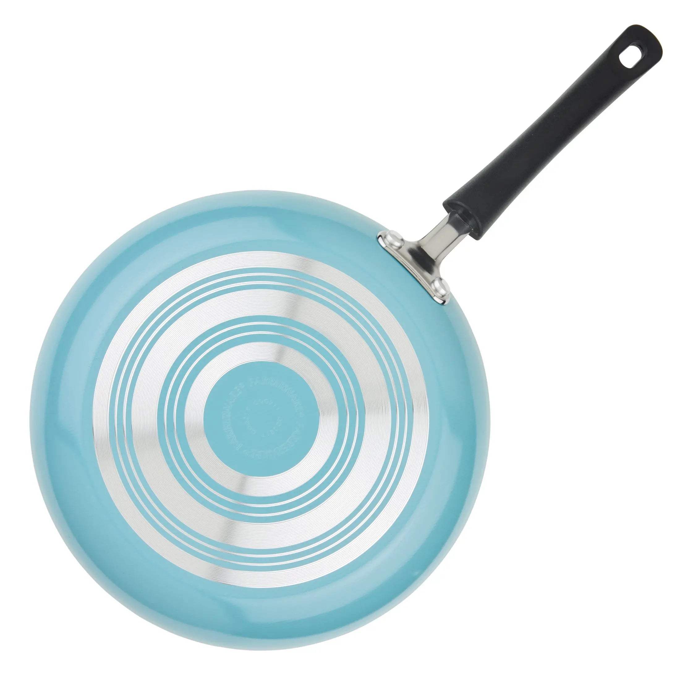 Farberware 15 Piece Aluminum Nonstick Pots and Pans Set, Aqua Hand C Mart