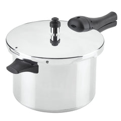 Farberware 6-Quart Aluminum Stovetop Pressure Cooker, 15 PSI Hand C Mart