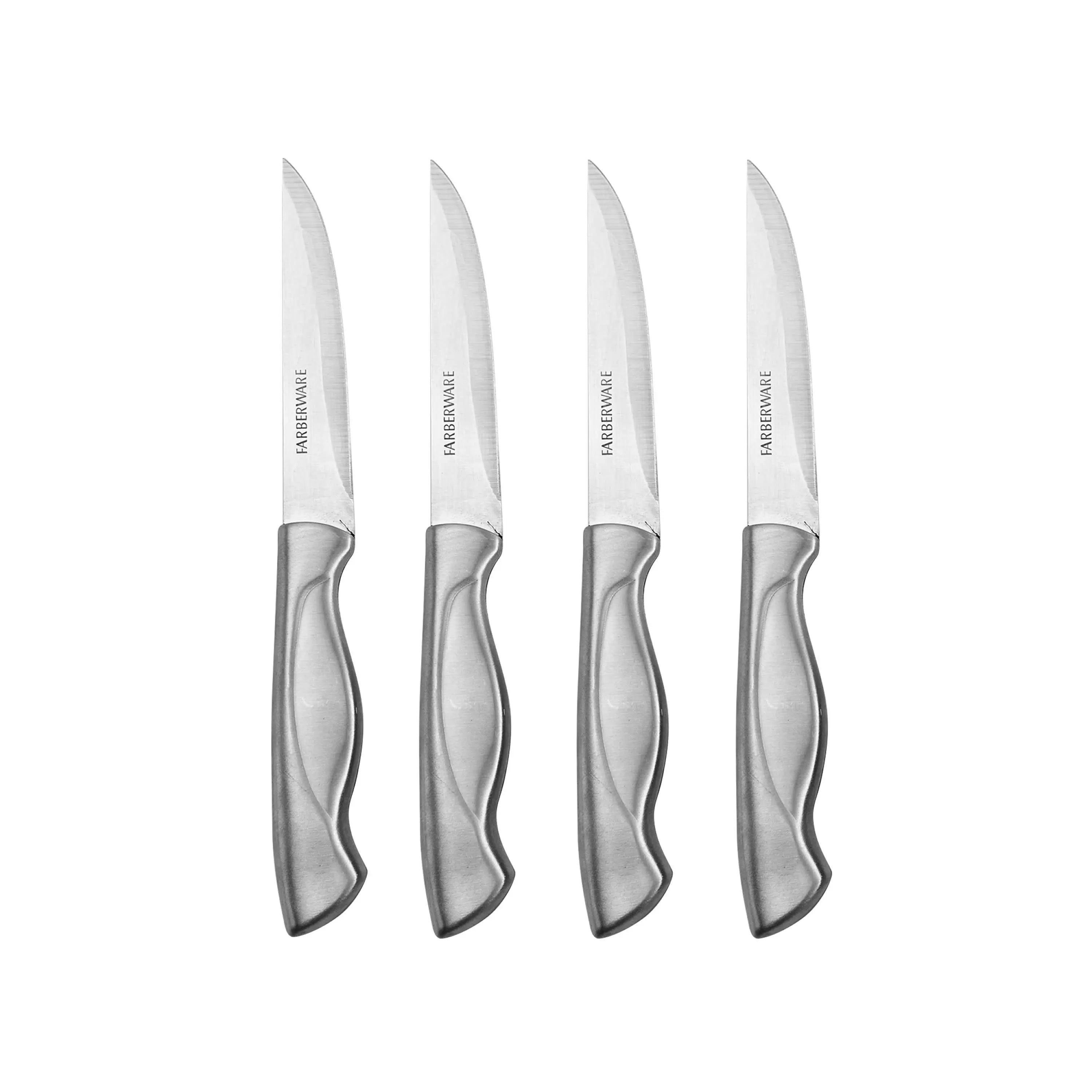 Farberware Classic 22 Piece Stamped Stainless Steel Knife Set and Utensil Set Hand C Mart