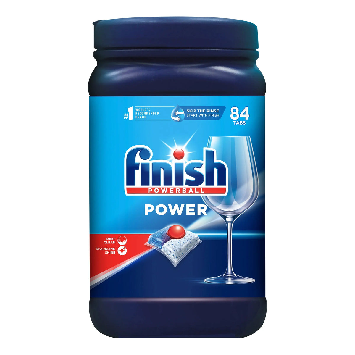 Finish Power, 84ct, Dishwasher Detergent, Powerball, Dishwashing Tablets, Dish Tabs Hand C Mart