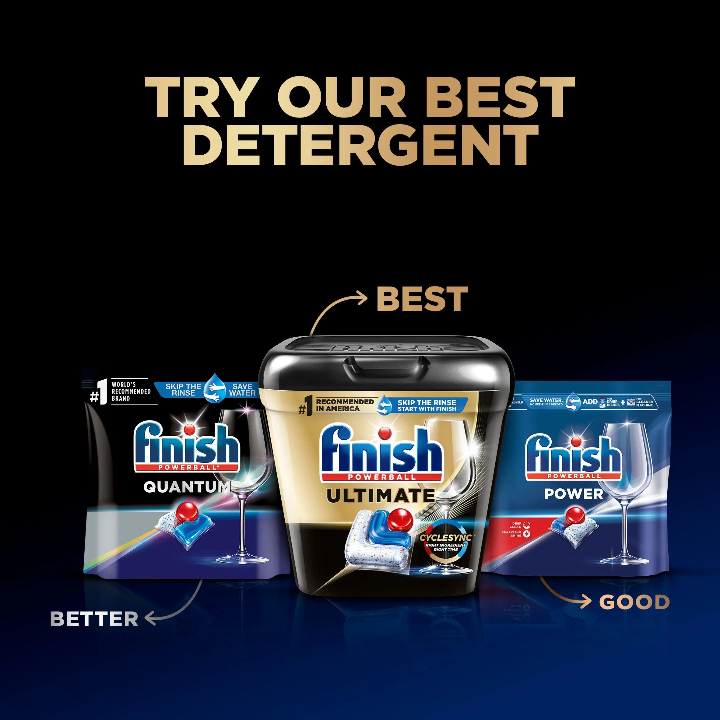 Finish Ultimate Dishwasher Detergent- 28 Count - With CycleSync™ Technology - Dishwashing Tablets - Dish Tabs Hand C Mart