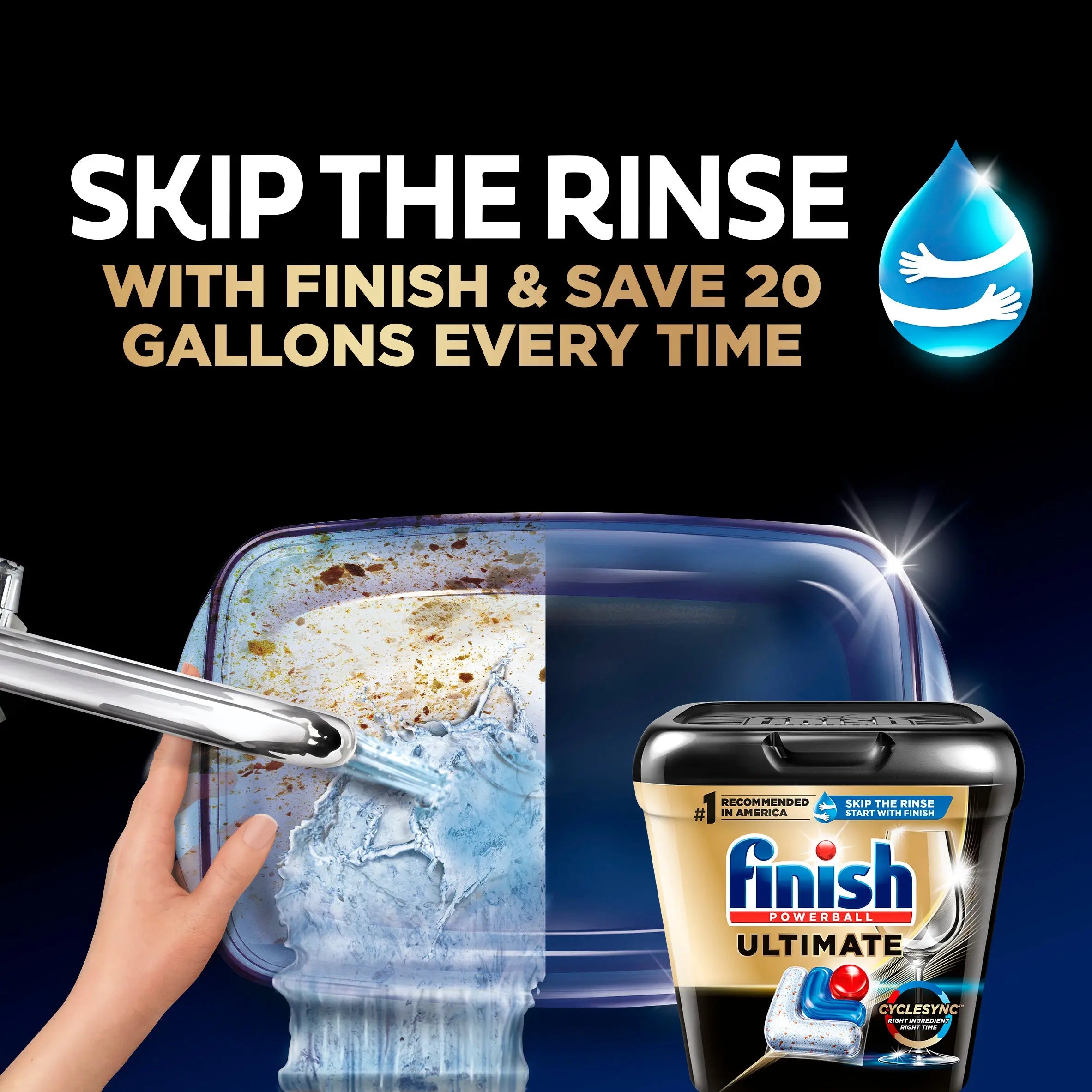 Finish Ultimate Dishwasher Detergent- 28 Count - With CycleSync™ Technology - Dishwashing Tablets - Dish Tabs Hand C Mart