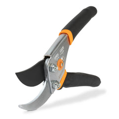 Fiskars Traditional Bypass Pruner, Steel Blade and Non-Slip Handle ,5/8" Diameter Cuts Hand C Mart