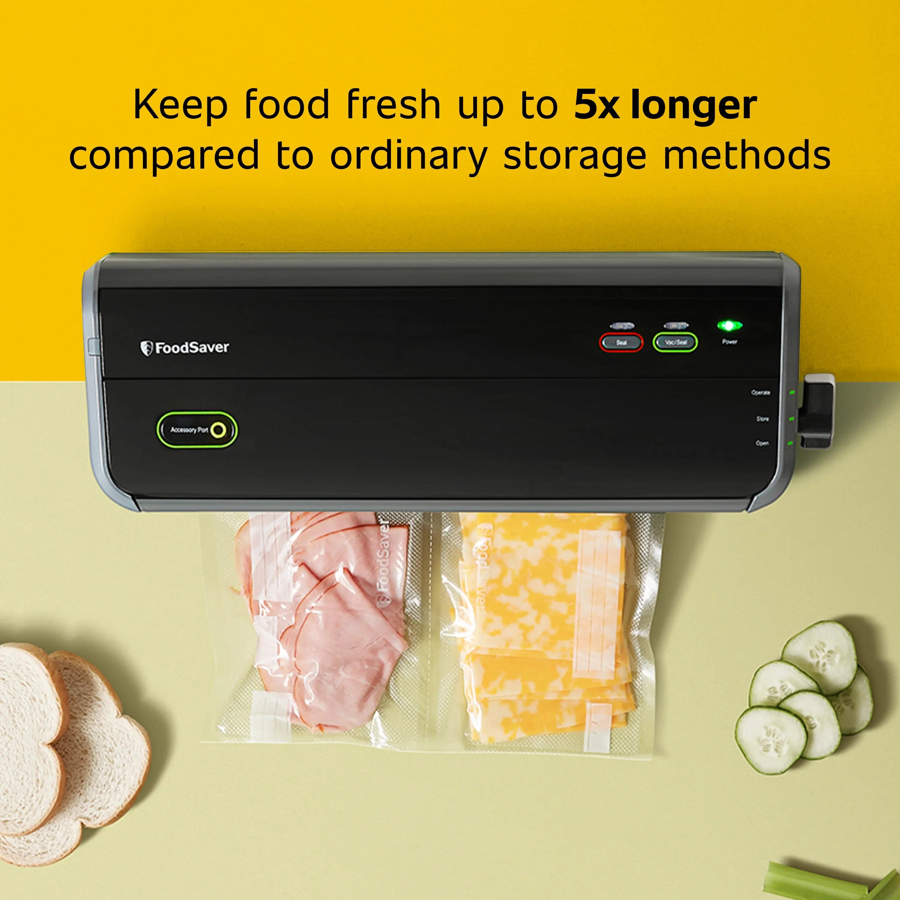 FoodSaver FM2000 Vacuum Sealer Starter System with Bags Hand C Mart