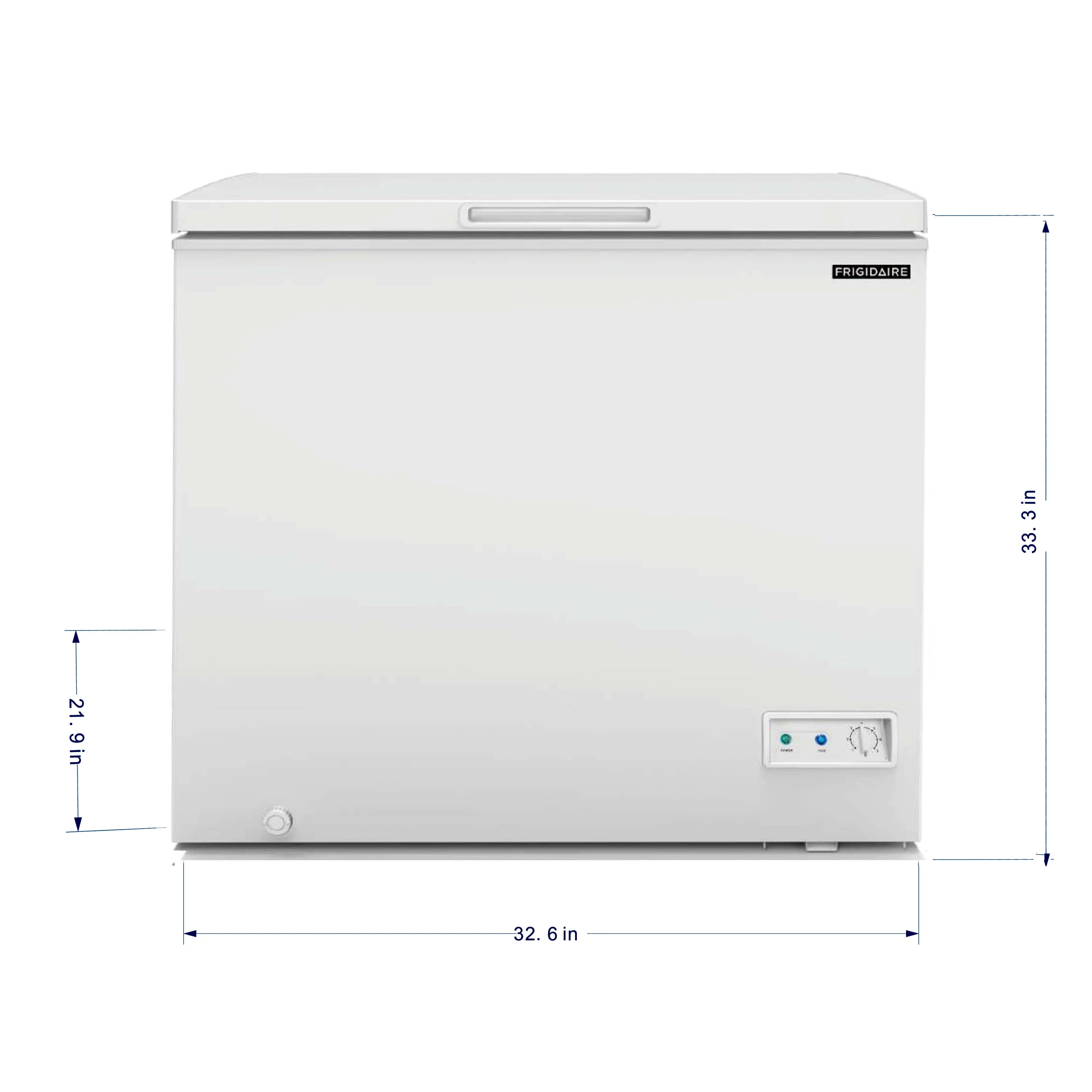 Frigidaire 7.0 Cu. ft. Chest Freezer, EFRF7003, White Hand C Mart