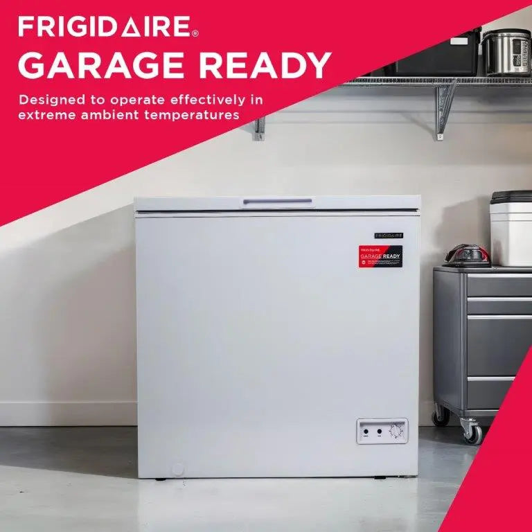 Frigidaire 7.0 Cu. ft. Chest Freezer, EFRF7003, White Hand C Mart