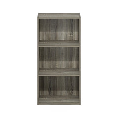 Furinno Luder 3-Tier Open Shelf Bookcase, French Oak Hand C Mart