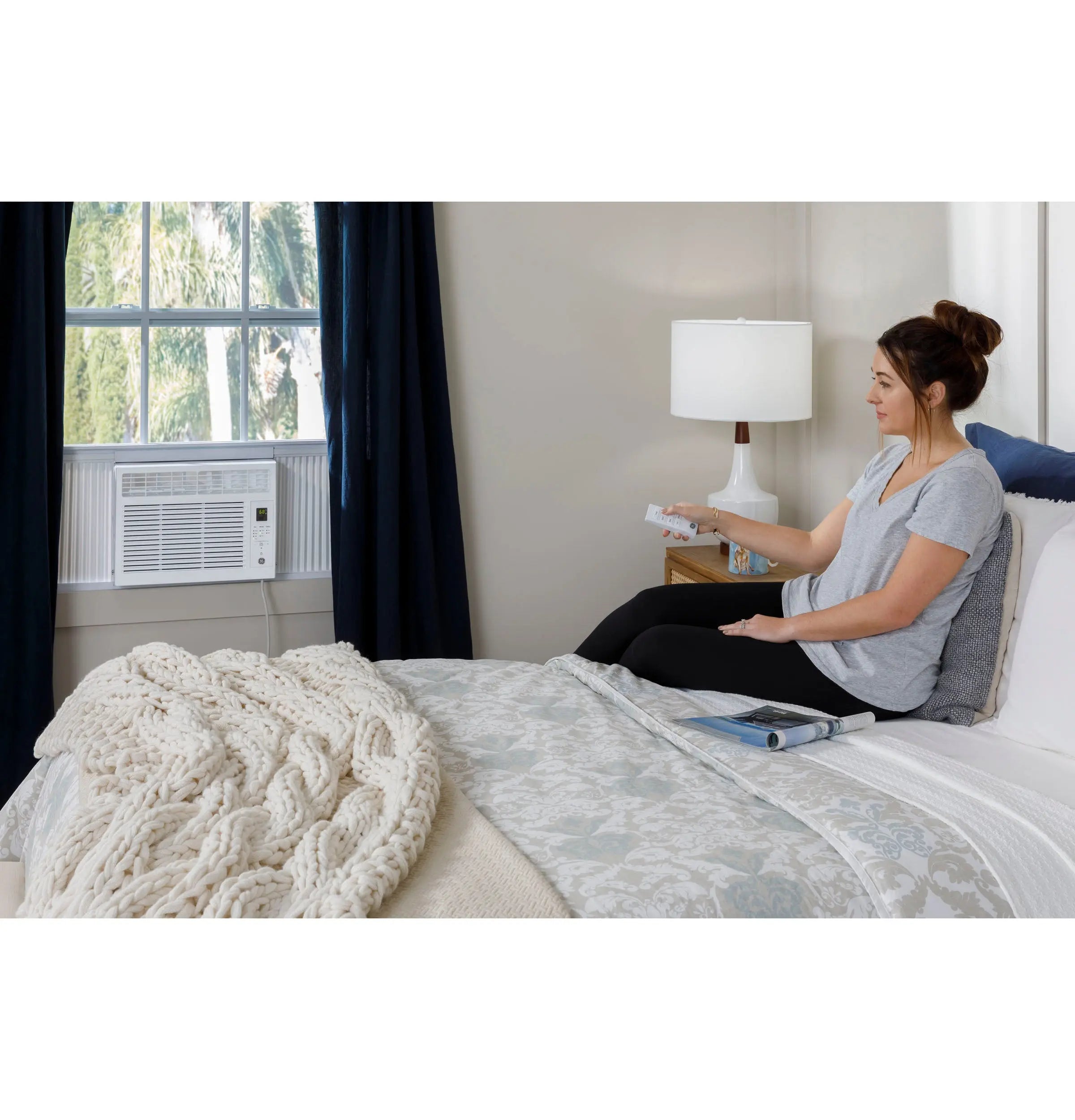 GE® 6,000 BTU Electronic Window Air Conditioner for Small Rooms up to 250 sq ft. Hand C Mart