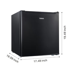 Galanz 1.7 Cu ft Single Door Mini Fridge GL17BK, Black, New Hand C Mart