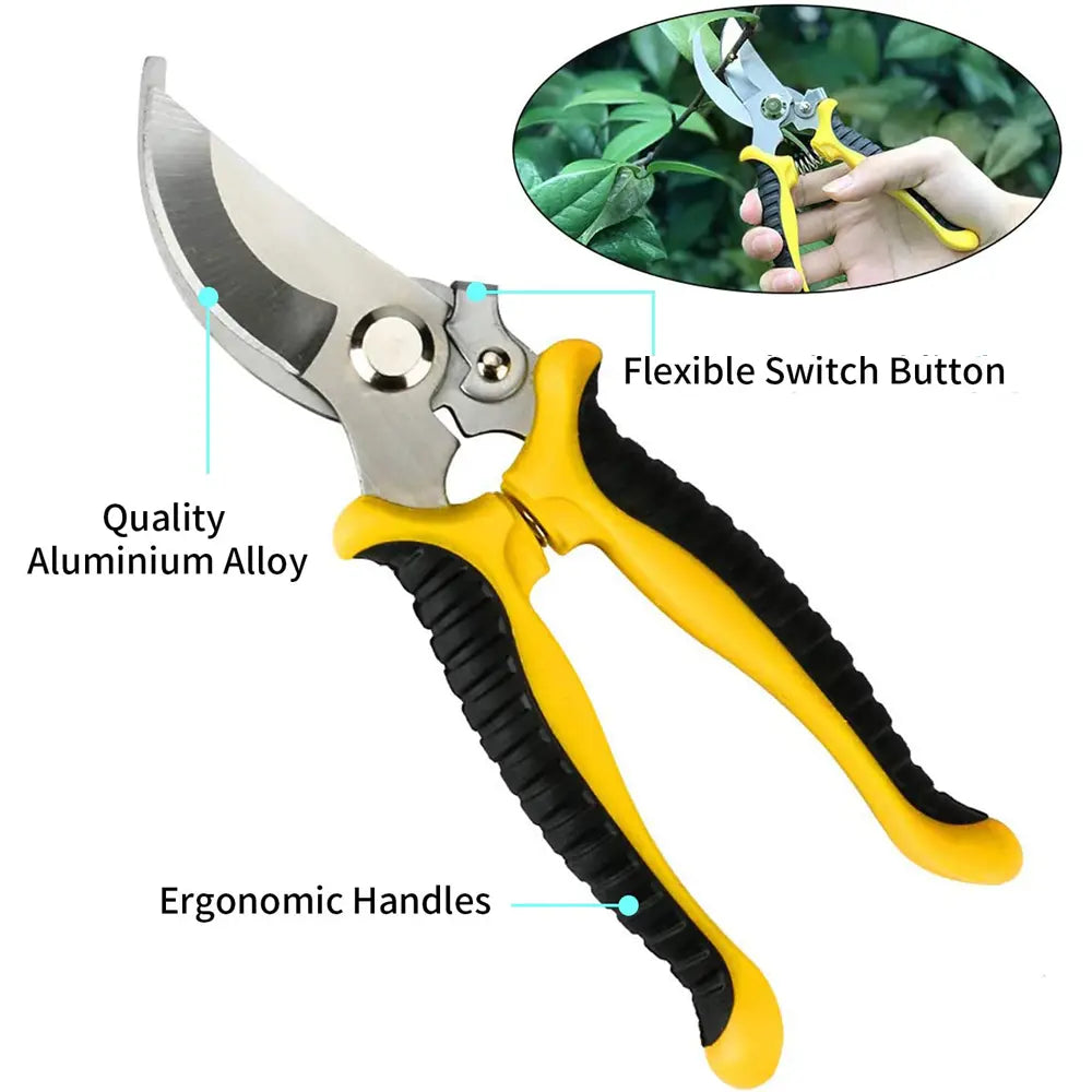 Garden Tools Set 5 Piece Floral Heavy Duty Gardening Tools with Pruning Shears / Hand Trowel / Transplanter / Hand Rake / Gardening Gloves, Delicate Garden Gift Hand C Mart